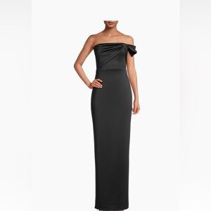 Black Halo EVE Black Gown Maxi Dress